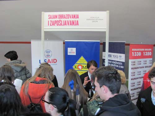 KOMA's booth attracted a lot of interest
