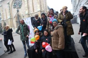 „Biti manjina ne znači biti manji- manjiNE” – Ulična akcija u organizaciji FSU u BIH i Koalicije „KOMA“